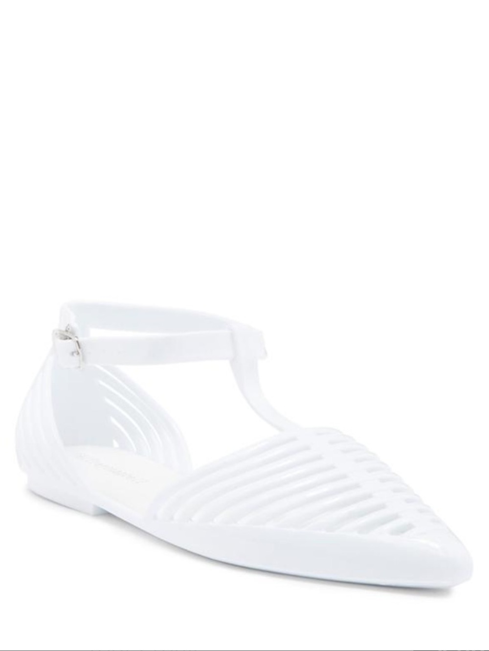🆕 Jeffrey Campbell | Squeaky Jellies  White Women's Slingback Jelly Sandals SZ 8